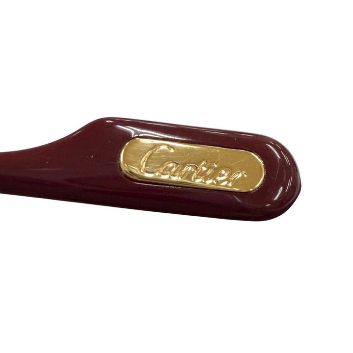 Very Good Cartier Glasses 2C decor Rimless Two-Point gold mens