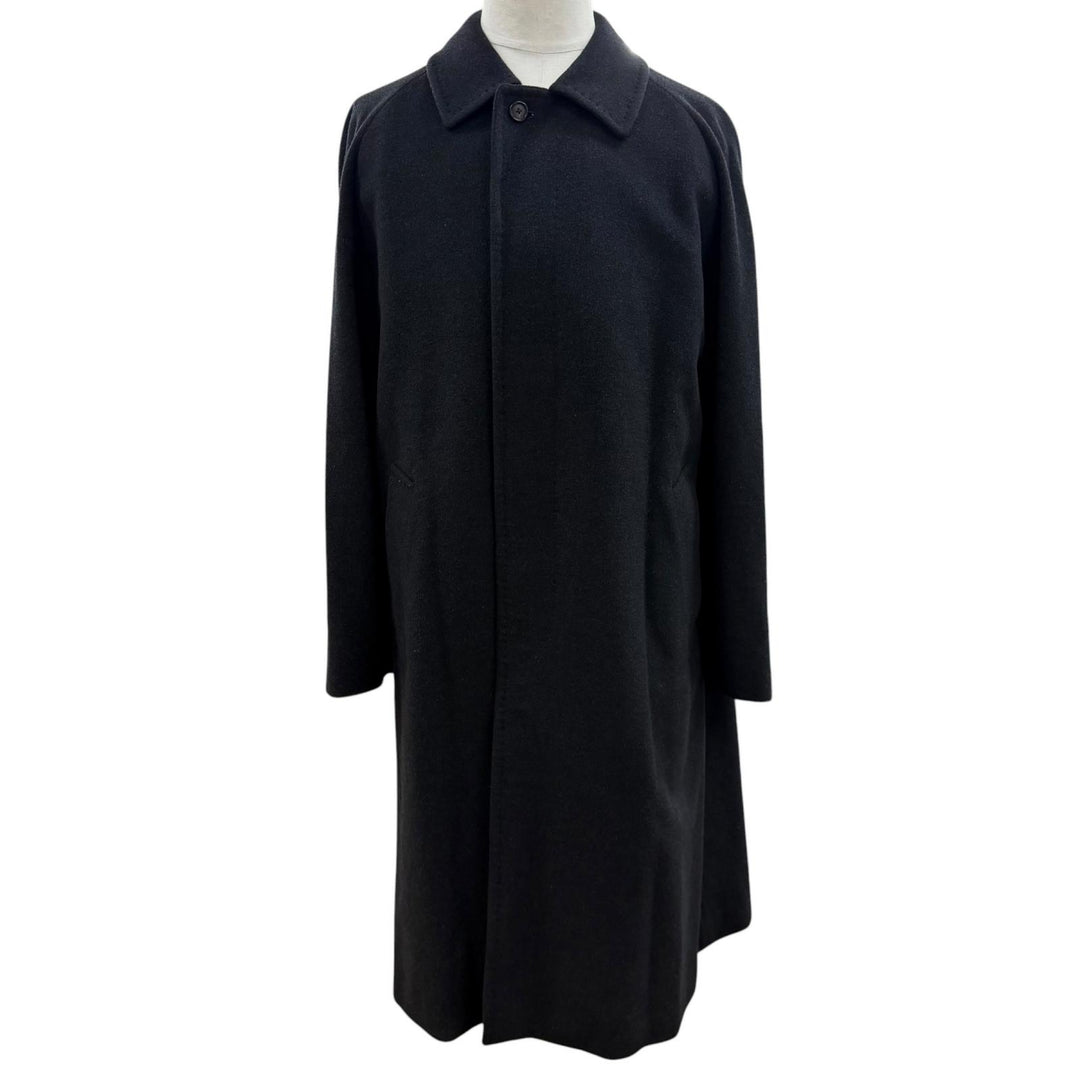 Excellent BURBERRY LONDON coat Figurine tailoring Dark gray cashmere mens