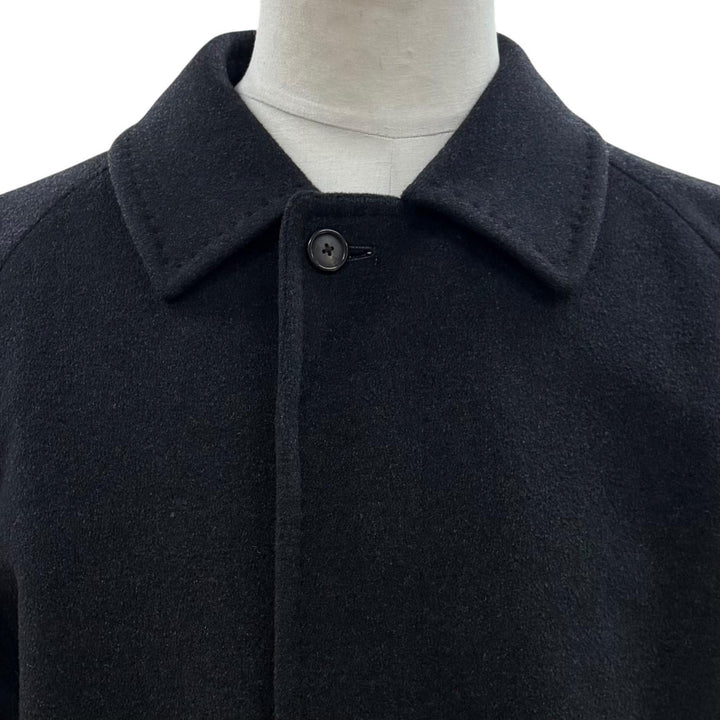 Excellent BURBERRY LONDON coat Figurine tailoring Dark gray cashmere mens