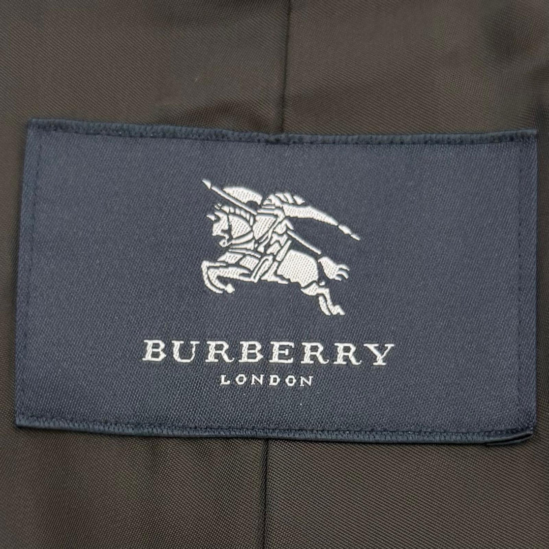 Excellent BURBERRY LONDON coat Figurine tailoring Dark gray cashmere mens