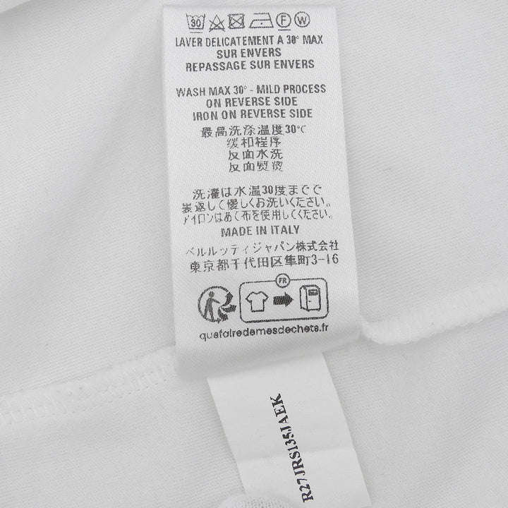 Great BERLUTI Short sleeve T-shirt Scritto Embroidery white S R27JRS135JAEK