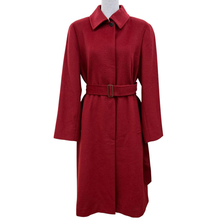 Excellent BURBERRY LONDON coat belted jacket with Nova Check pattern lining. 11