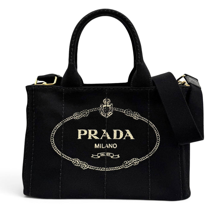 Excellent PRADA Tote Bag Canapa canvas Women 1BG439