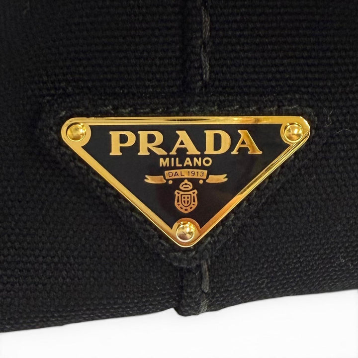 Excellent PRADA Tote Bag Canapa canvas Women 1BG439
