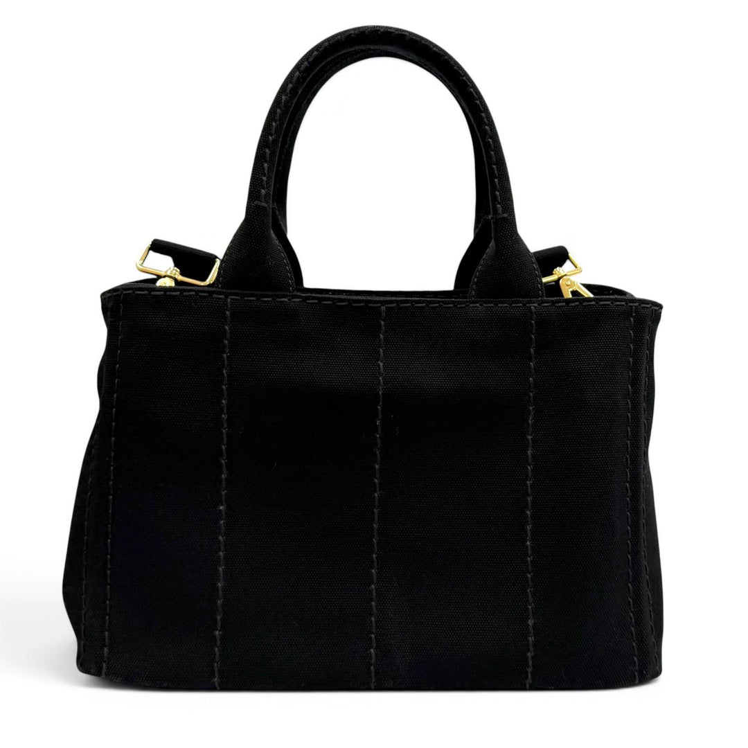 Excellent PRADA Tote Bag Canapa canvas Women 1BG439