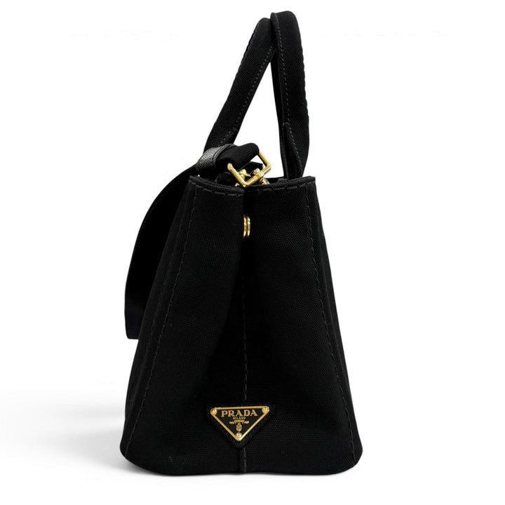 Excellent PRADA Tote Bag Canapa canvas Women 1BG439