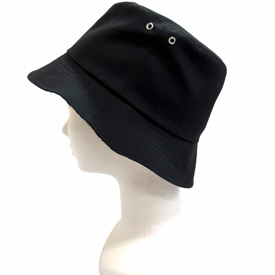 Great Christian Dior hat Teddy-D Reversible Bob Hat Oblique Bucket black