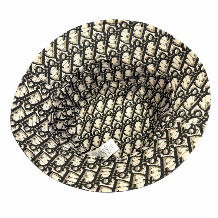 Great Christian Dior hat Teddy-D Reversible Bob Hat Oblique Bucket black