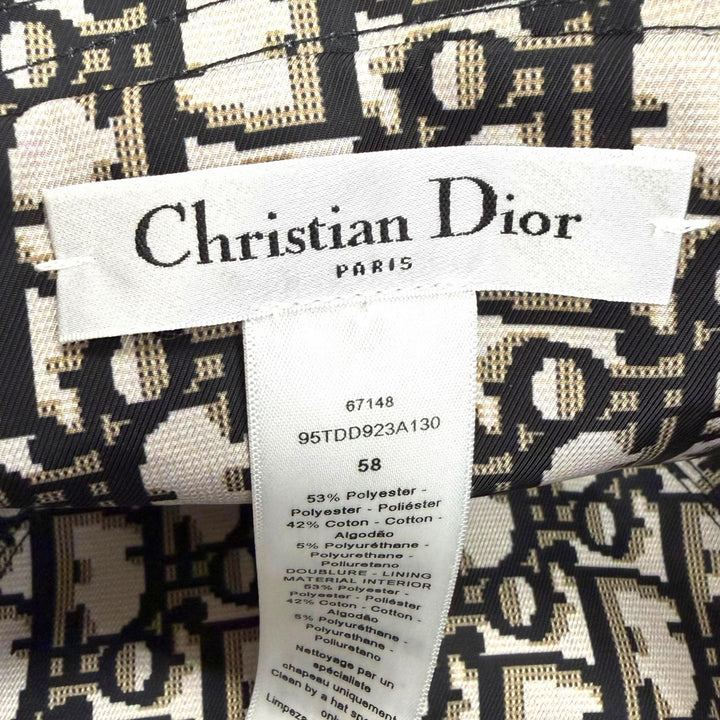Great Christian Dior hat Teddy-D Reversible Bob Hat Oblique Bucket black