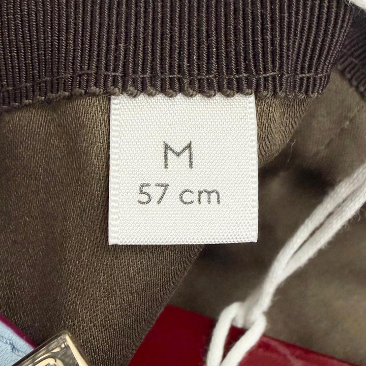 Pristine GUCCI YUKO HIGUCHI cap Beau Boris GG Canvas Leather beige