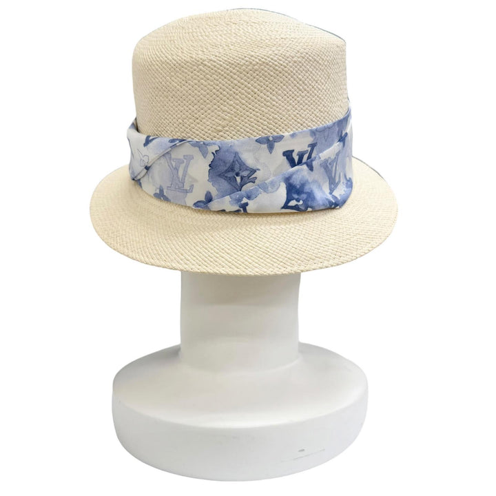 Great LOUIS VUITTON chapeau summer time straw hat bucket hat 58 M76762