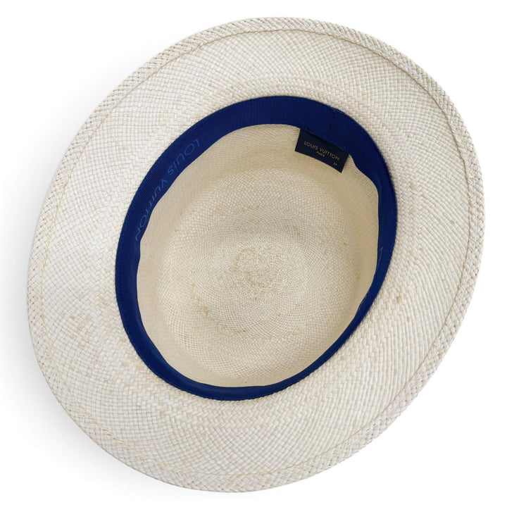 Great LOUIS VUITTON chapeau summer time straw hat bucket hat 58 M76762