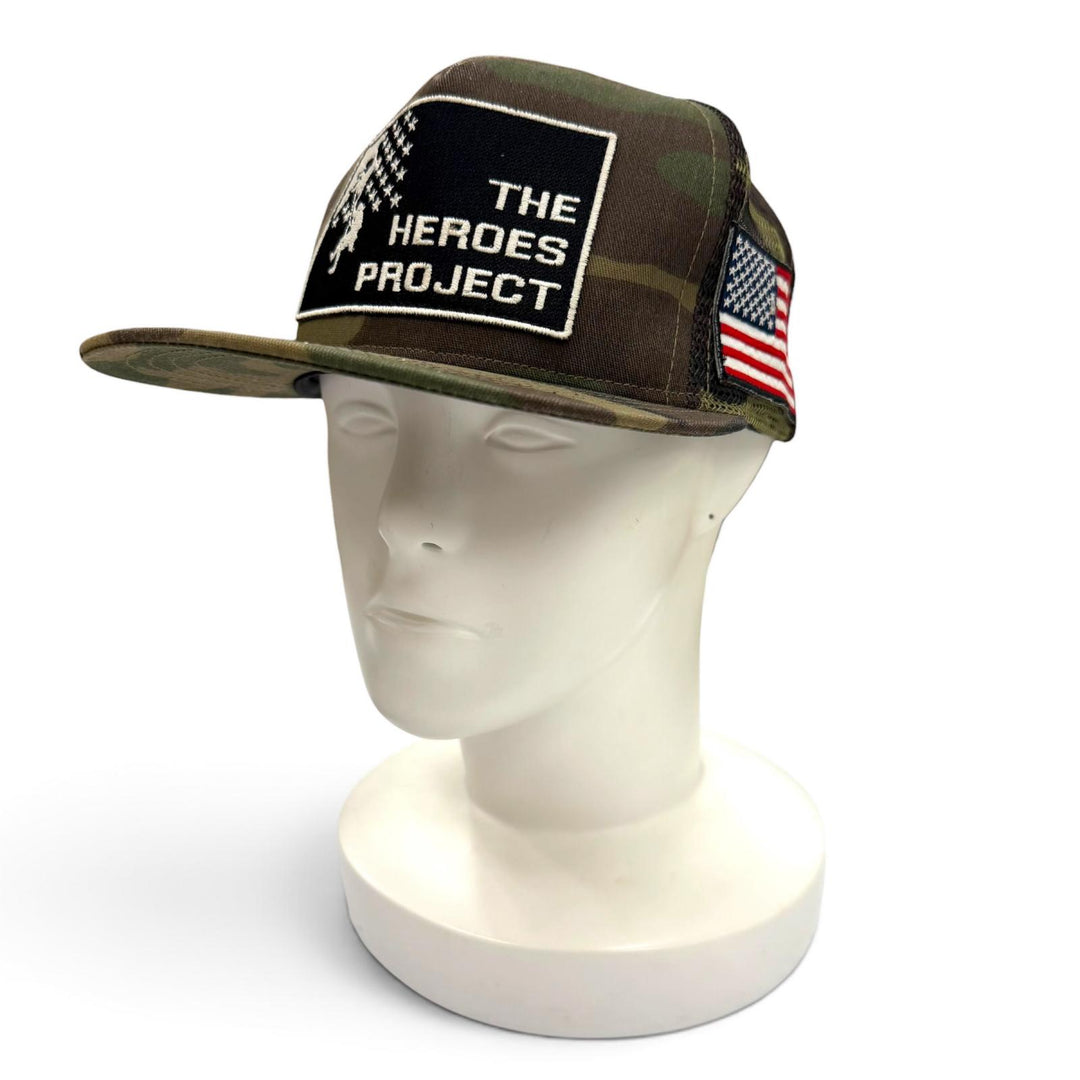 Very Good CHROME HEARTS cap THE HEROES PROJECT khaki cotton mens