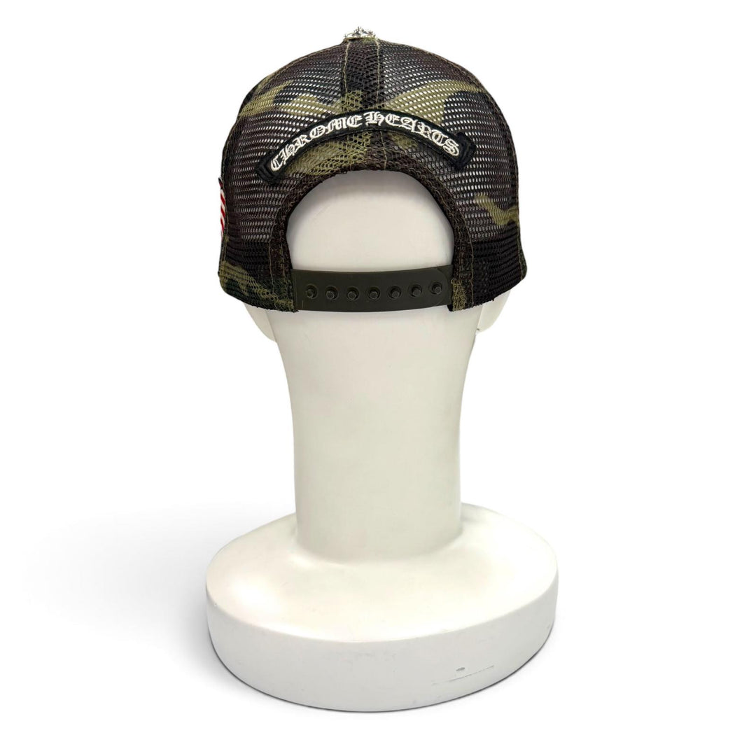 Very Good CHROME HEARTS cap THE HEROES PROJECT khaki cotton mens