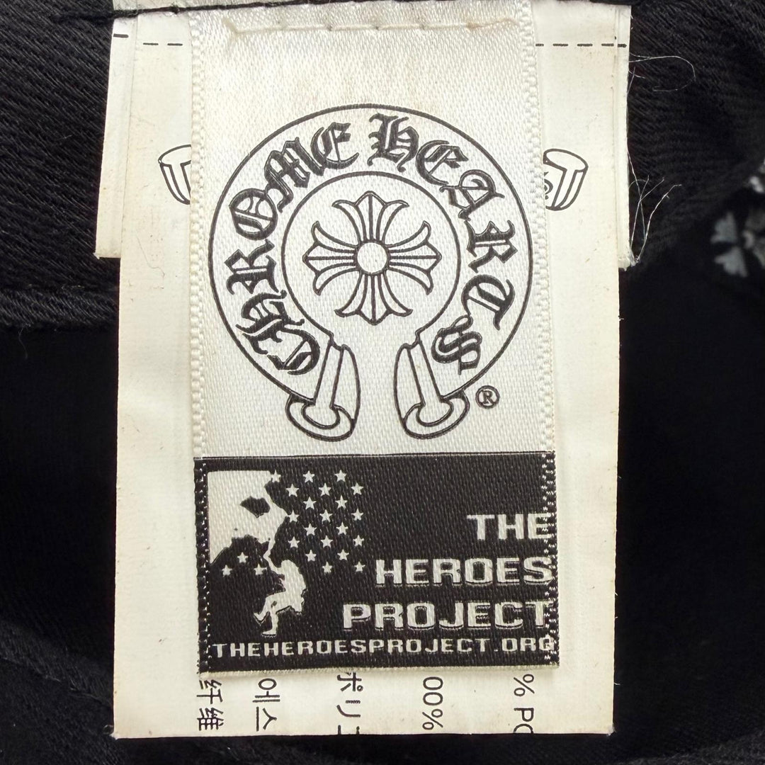 Very Good CHROME HEARTS cap THE HEROES PROJECT khaki cotton mens
