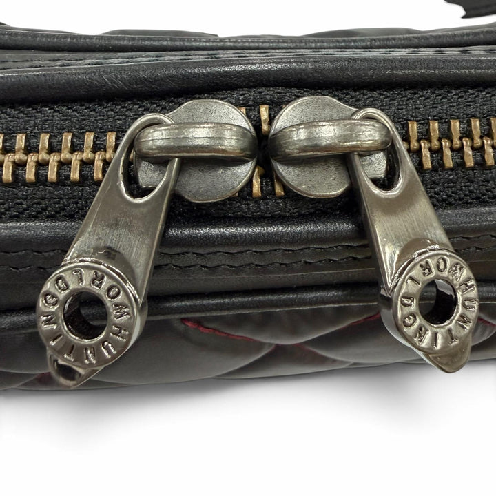 Excellent HUNTING WORLD Shoulder Bag Batue Surpass Quilted Leather Cosmetic Bag