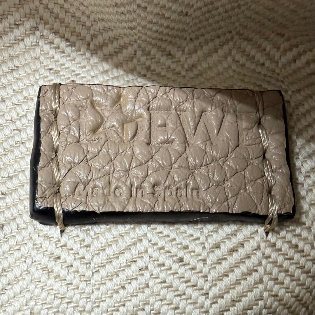 Excellent LOEWE Shoulder Bag Puzzle mini 2-way leather handbag beige A510U95X27