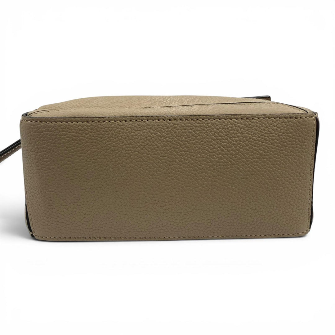 Excellent LOEWE Shoulder Bag Puzzle mini 2-way leather handbag beige A510U95X27