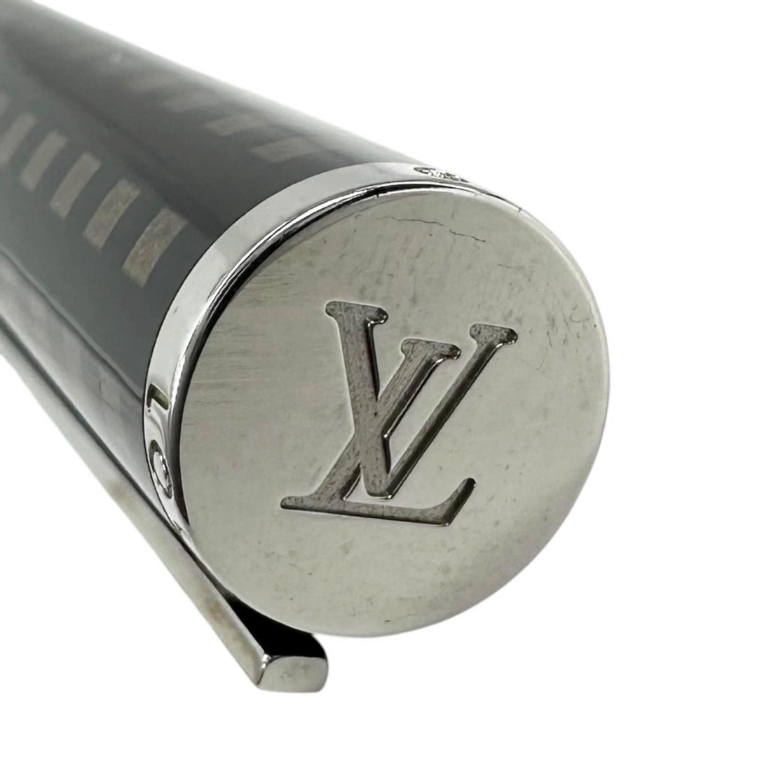 Excellent LOUIS VUITTON Ballpoint pen Jet rack Damier LV logo engraving N79144