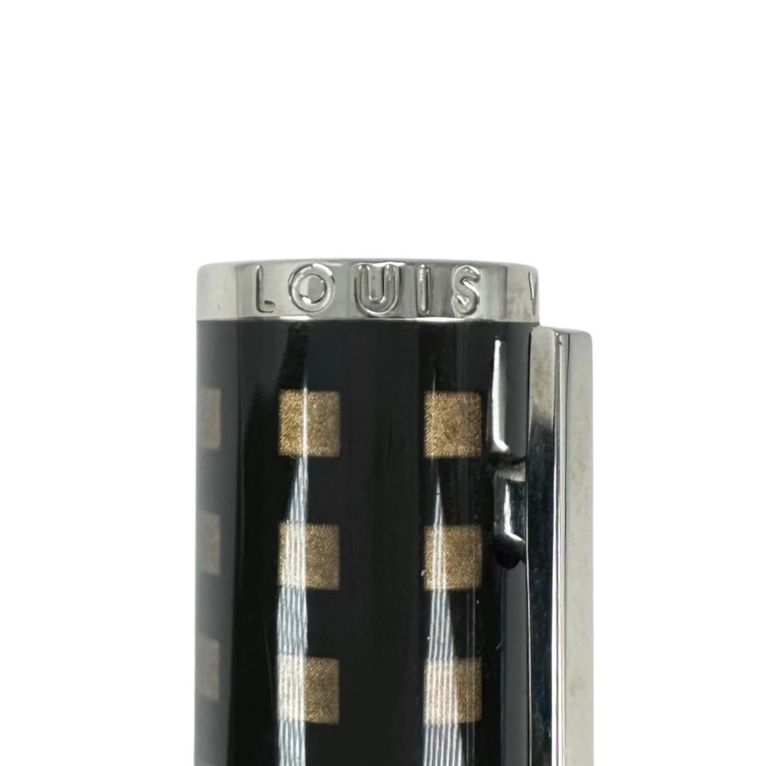 Excellent LOUIS VUITTON Ballpoint pen Jet rack Damier LV logo engraving N79144