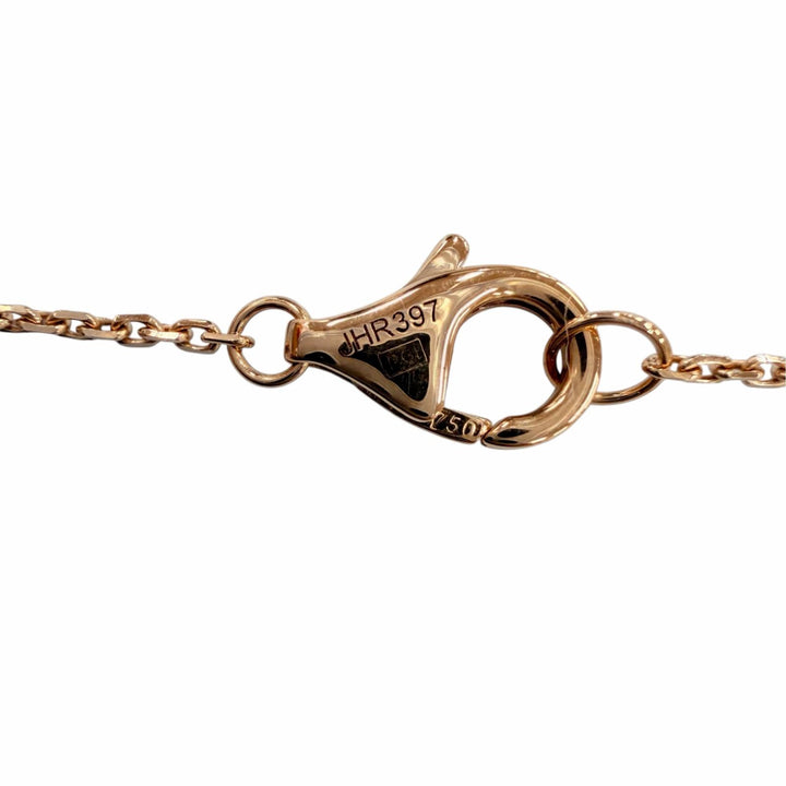 Great Cartier Trinity Pendant Brilliant Cut Diamond Pink gold AU750 Women