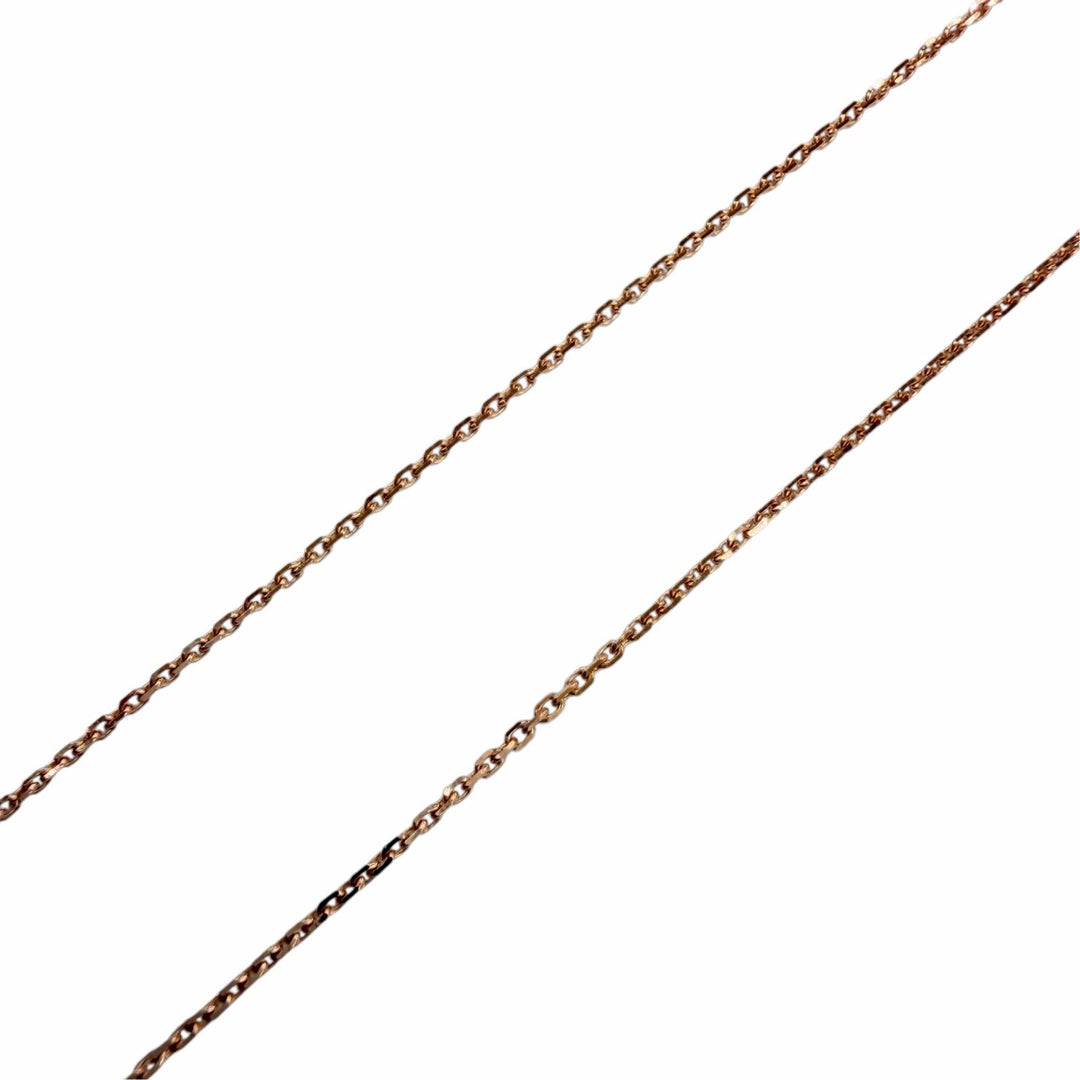 Great Cartier Necklace Trinity Pendant Brilliant Cut Diamond Pink gold AU750