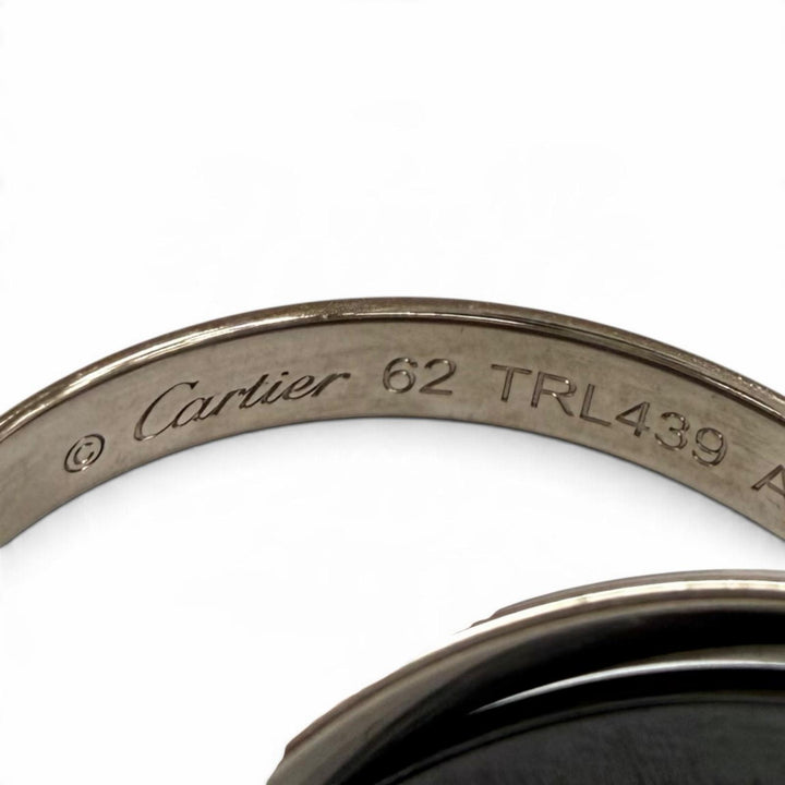 Excellent Cartier Trinity Ring Ceramic Classic Model 750 62 (equivalent to JP22)
