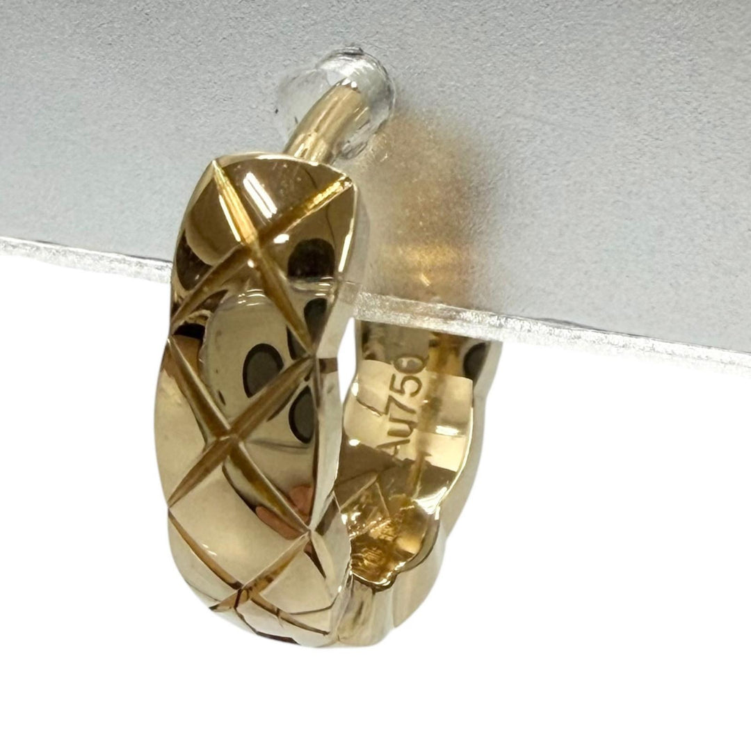 Excellent CHANEL Pierce Coco Crush Single Earbud Yellow Gold 750 FF3615