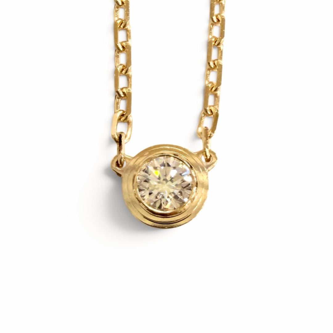 Excellent Cartier Damour SM Diamond Necklace 750 (Yellow Gold), 543GRZ
