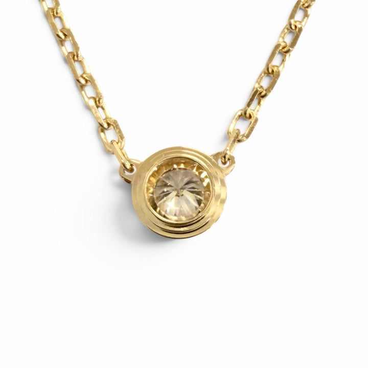 Excellent Cartier Damour SM Diamond Necklace 750 (Yellow Gold), 543GRZ