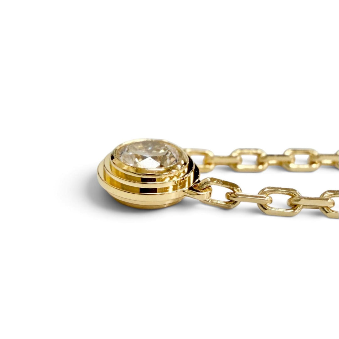 Excellent Cartier Damour SM Diamond Necklace 750 (Yellow Gold), 543GRZ