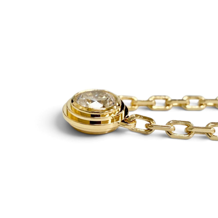 Excellent Cartier Damour SM Diamond Necklace 750 (Yellow Gold), 543GRZ