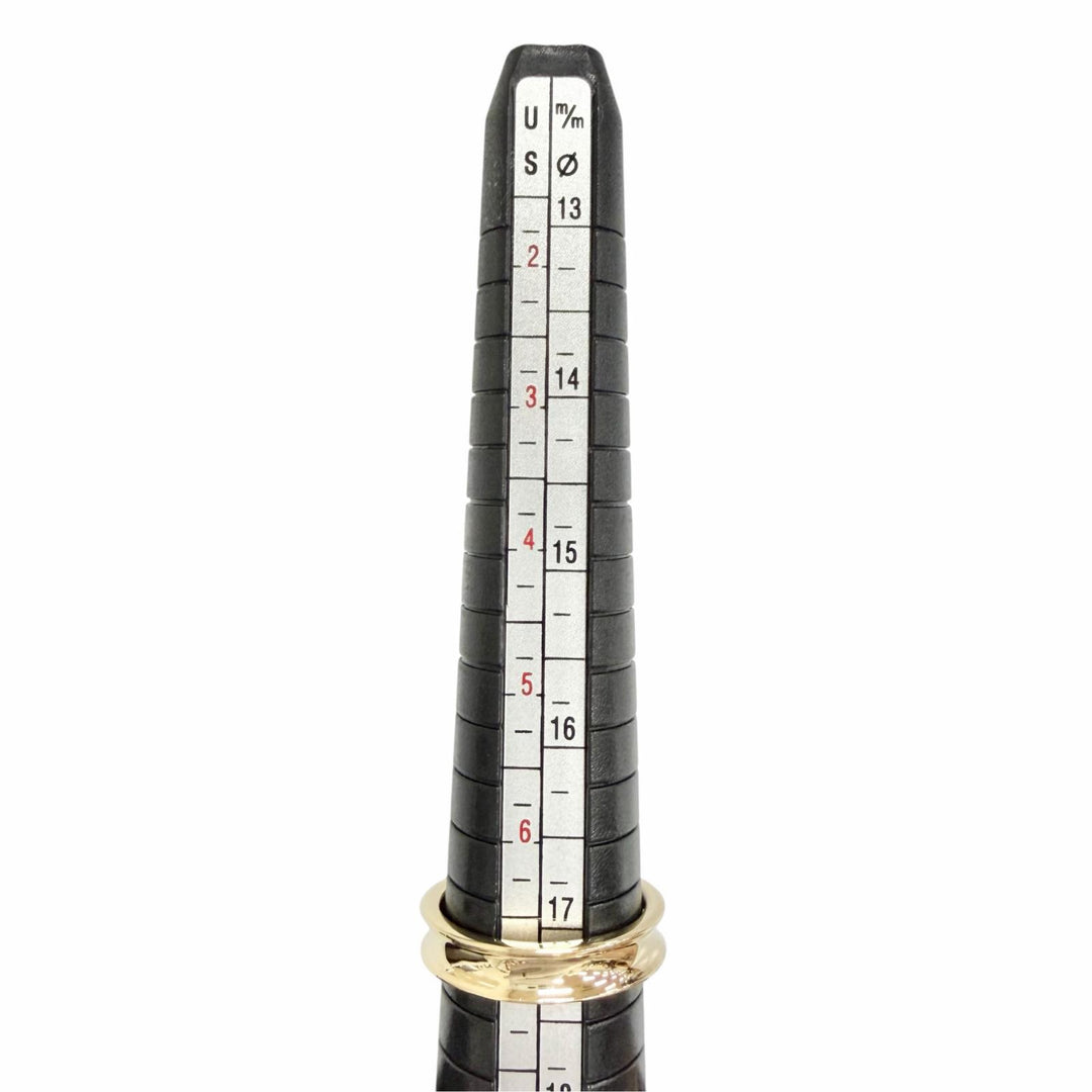 Excellent TIFFANY&Co. Stacking Ruby Ring 750(YG) 5.68g No. 14 Yellow Gold