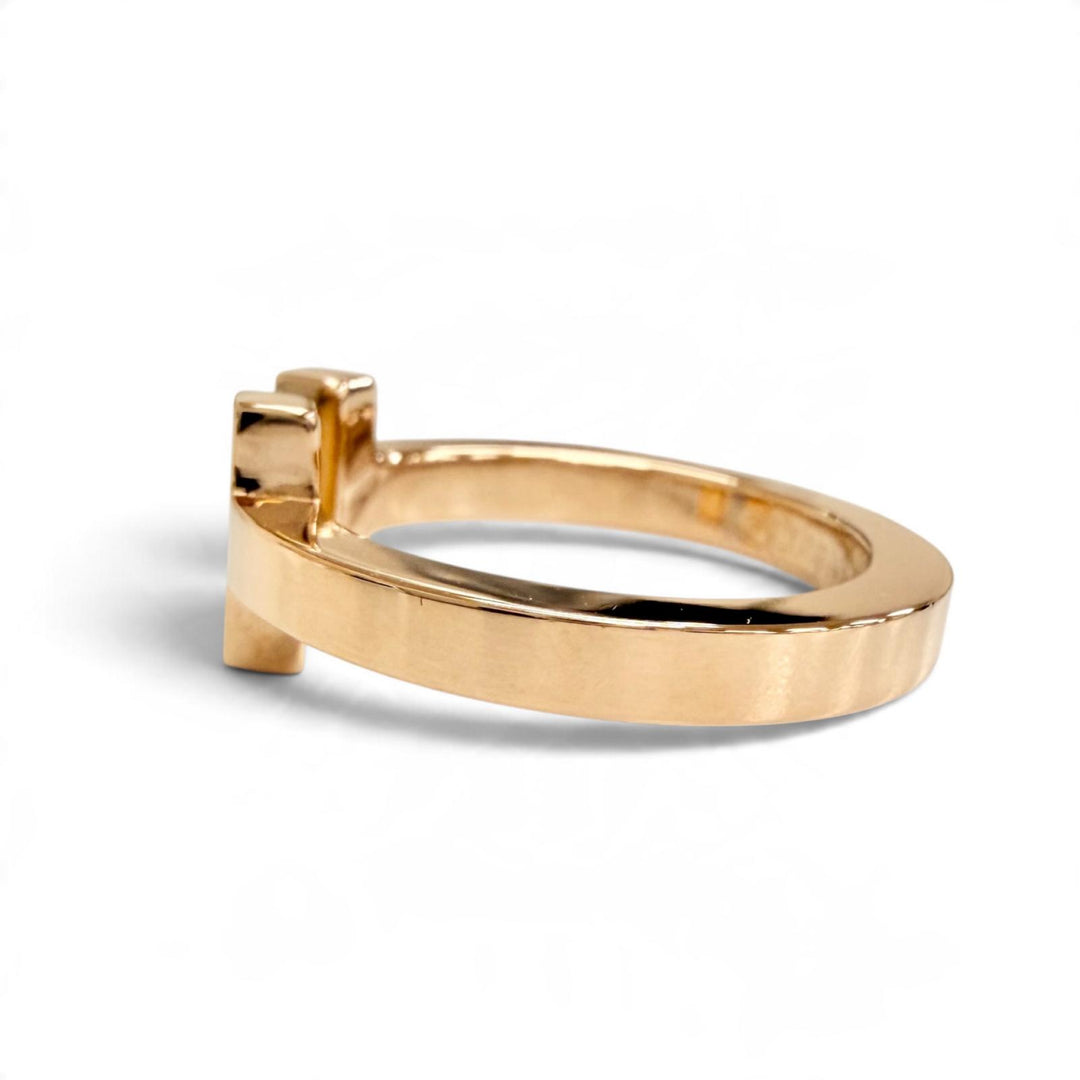 Excellent TIFFANY&Co. T Square Ring 750(PG) Purchased in April 2025 Pink gold