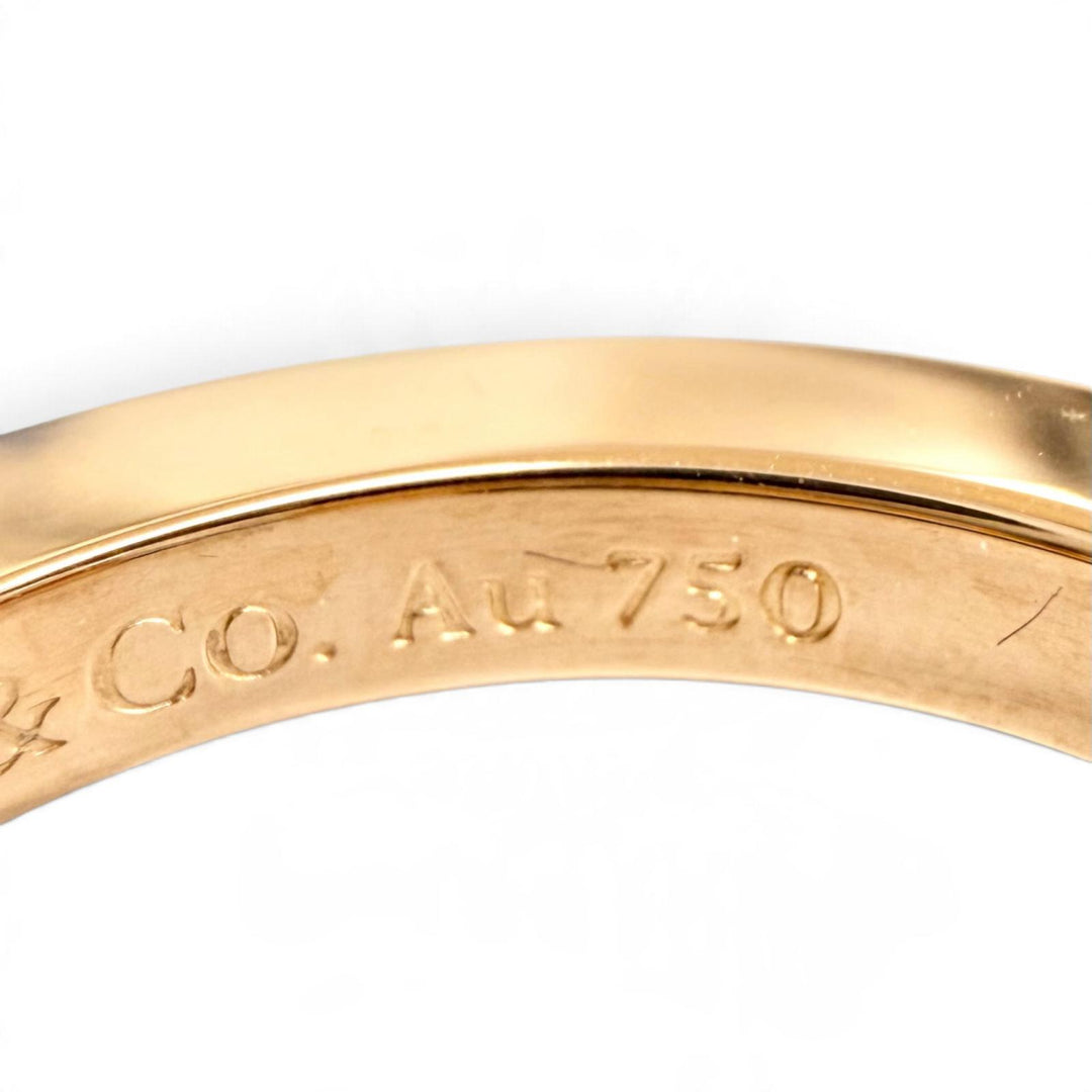 Excellent TIFFANY&Co. T Square Ring 750(PG) Purchased in April 2025 Pink gold