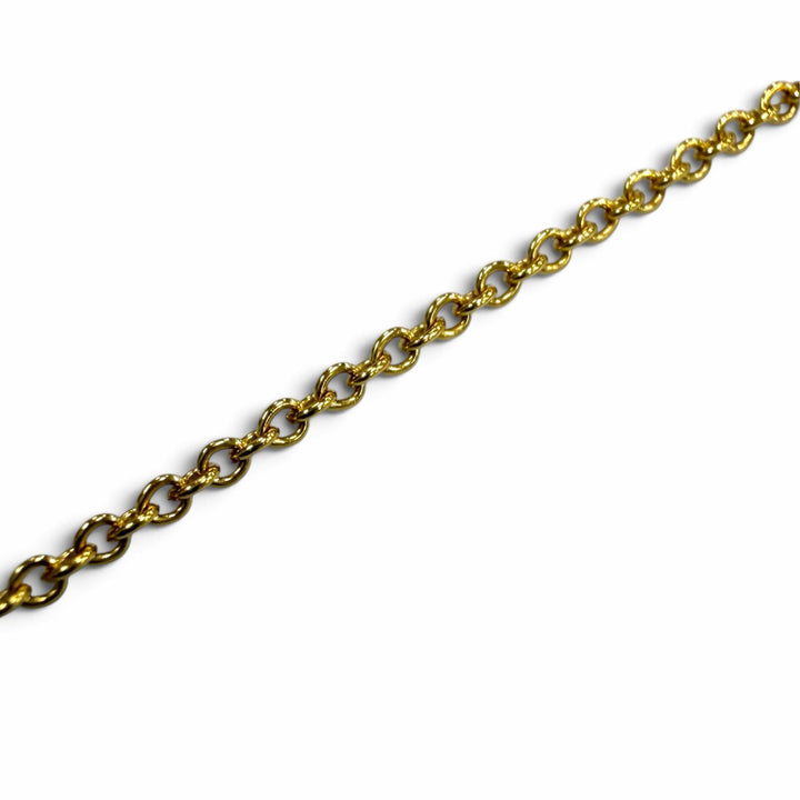 Great TIFFANY&Co. Necklace Heart motif Chain Yellow Gold 750 Women