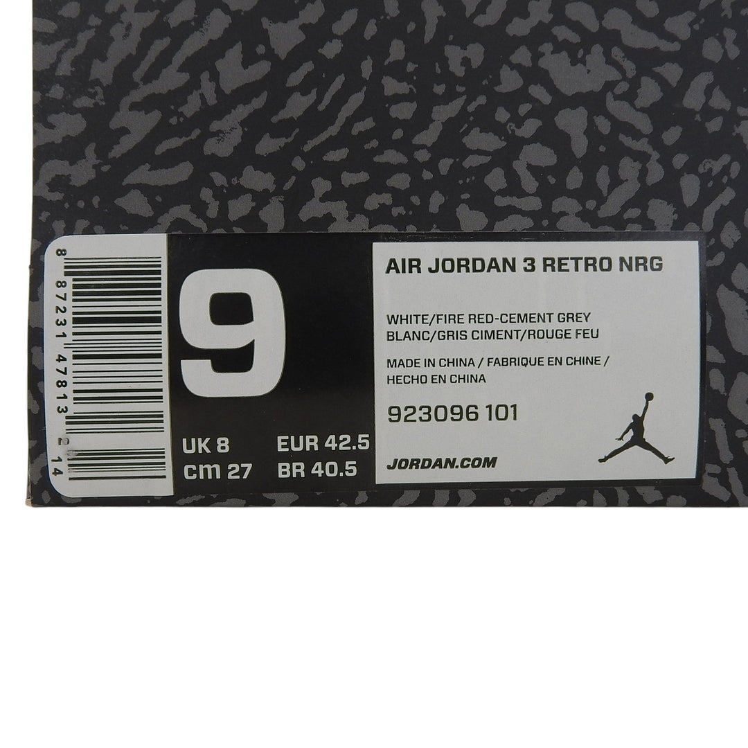 Pristine NIKE sneakers AIR JORDAN 3 RETRO NRG Air Jordan 3 Retro Free Throw Line