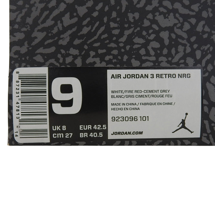 Pristine NIKE sneakers AIR JORDAN 3 RETRO NRG Air Jordan 3 Retro Free Throw Line