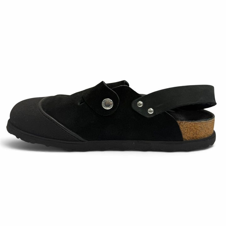Great DIOR BIRKENSTOCK Sandals TOKIO Mule black Suede Calfskin Leather mens 38