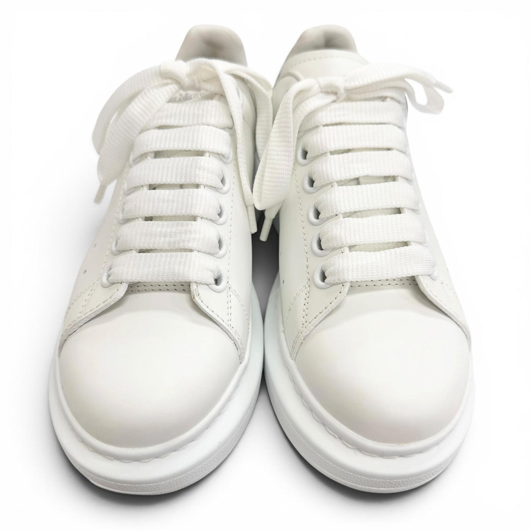 Excellent Alexander McQueen LARRY Leather Glitter Oversized Sneakers 35 558945