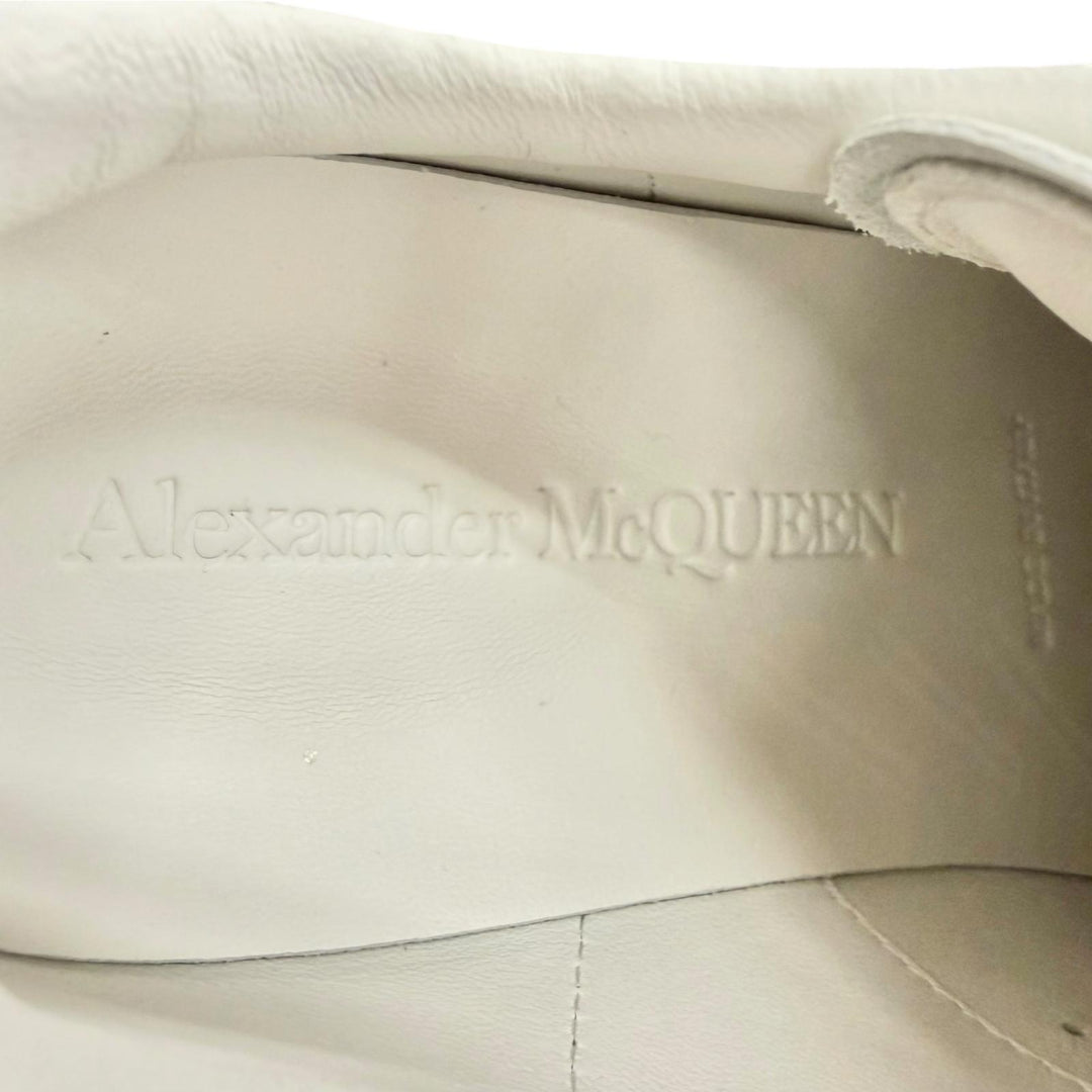 Excellent Alexander McQueen LARRY Leather Glitter Oversized Sneakers 35 558945