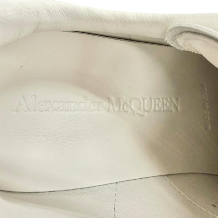 Excellent Alexander McQueen LARRY Leather Glitter Oversized Sneakers 35 558945