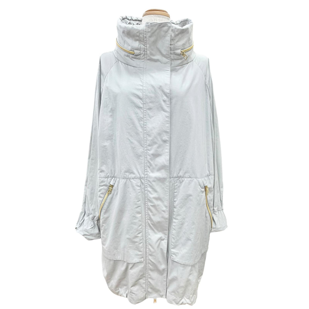 Great TATRAS REA hooded, zip-up blouson long coat gray LTLA21S4205-L