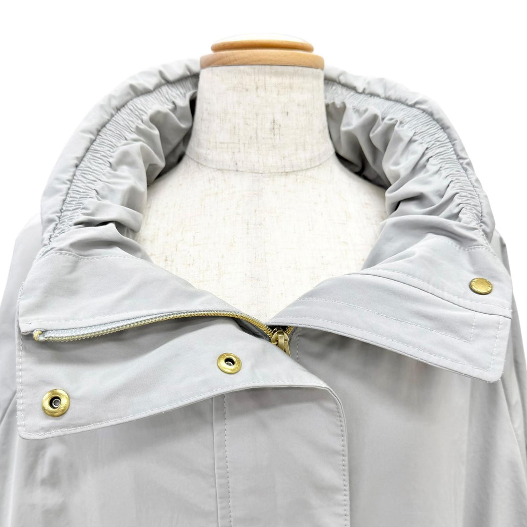 Great TATRAS REA hooded, zip-up blouson long coat gray LTLA21S4205-L