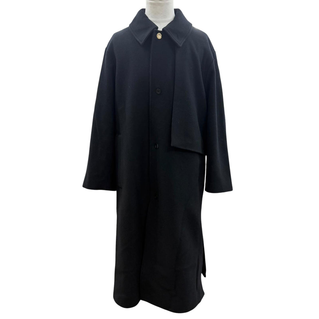 Excellent CULLNI coat black wool mens 1 25-AW-027