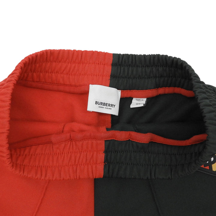 Great BURBERRY Pants Logo patch color block sweatshirt Multi XS 4559625