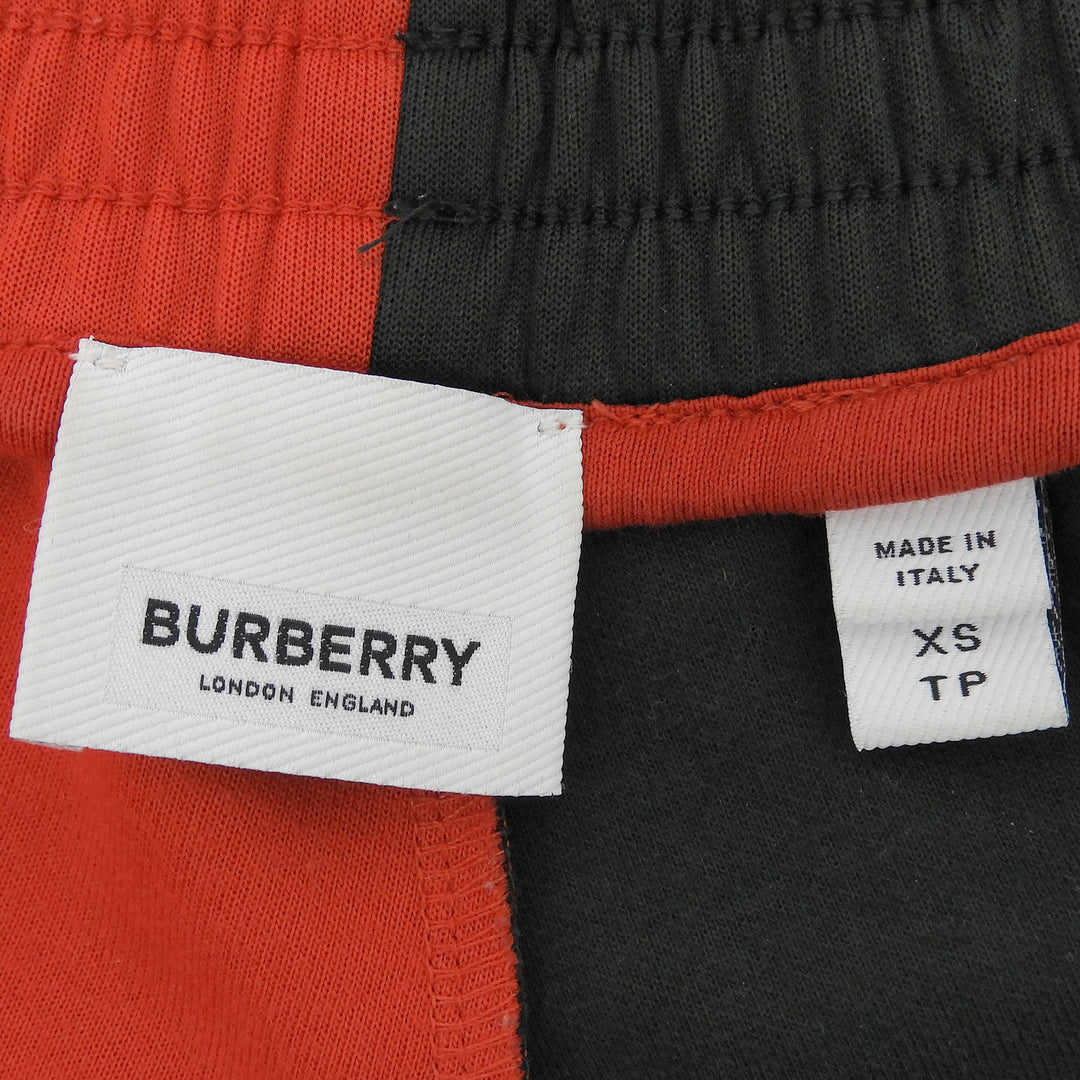 Great BURBERRY Pants Logo patch color block sweatshirt Multi XS 4559625
