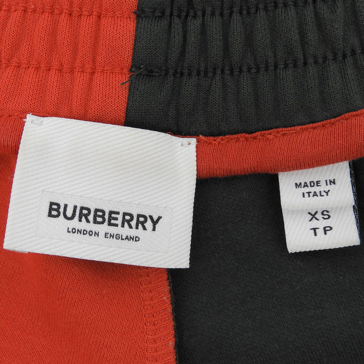 Great BURBERRY Pants Logo patch color block sweatshirt Multi XS 4559625