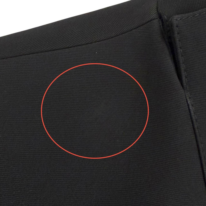 Excellent GUCCI coat Bit design stand collar long coat black Women 36 361308