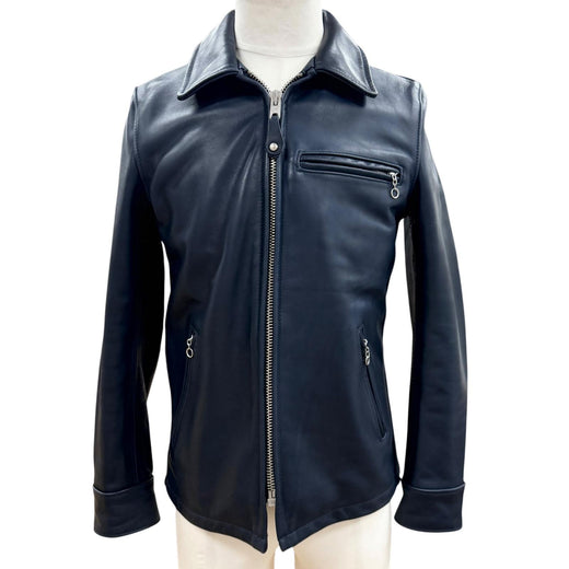 Great schott Leather jacket Navy Cowhide mens 36 7143